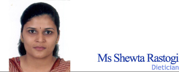 Ms. Shewta Rastogi - Dietician